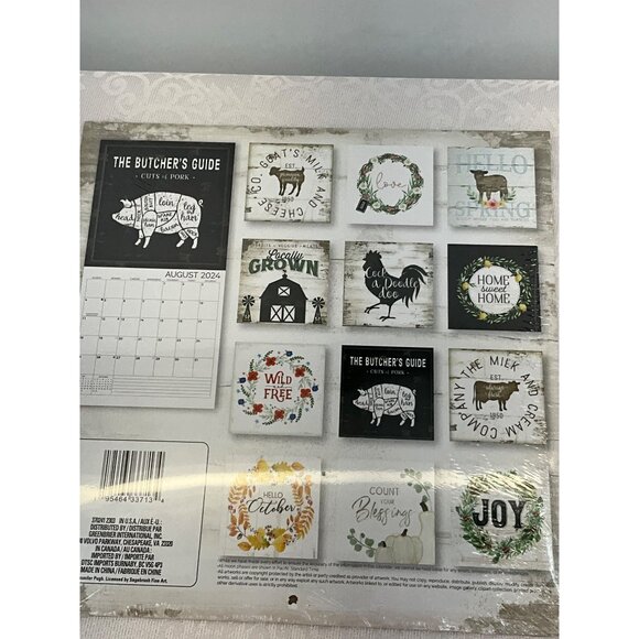 Eight12-Month Wall Calendars Featuring Farm Life Inspirational Quotes & Farmers - Picture 3 of 16